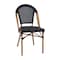 Flash Furniture Black French Bistro Stacking Chair SDA-AD642107-BK-NAT-GG - alternate 3